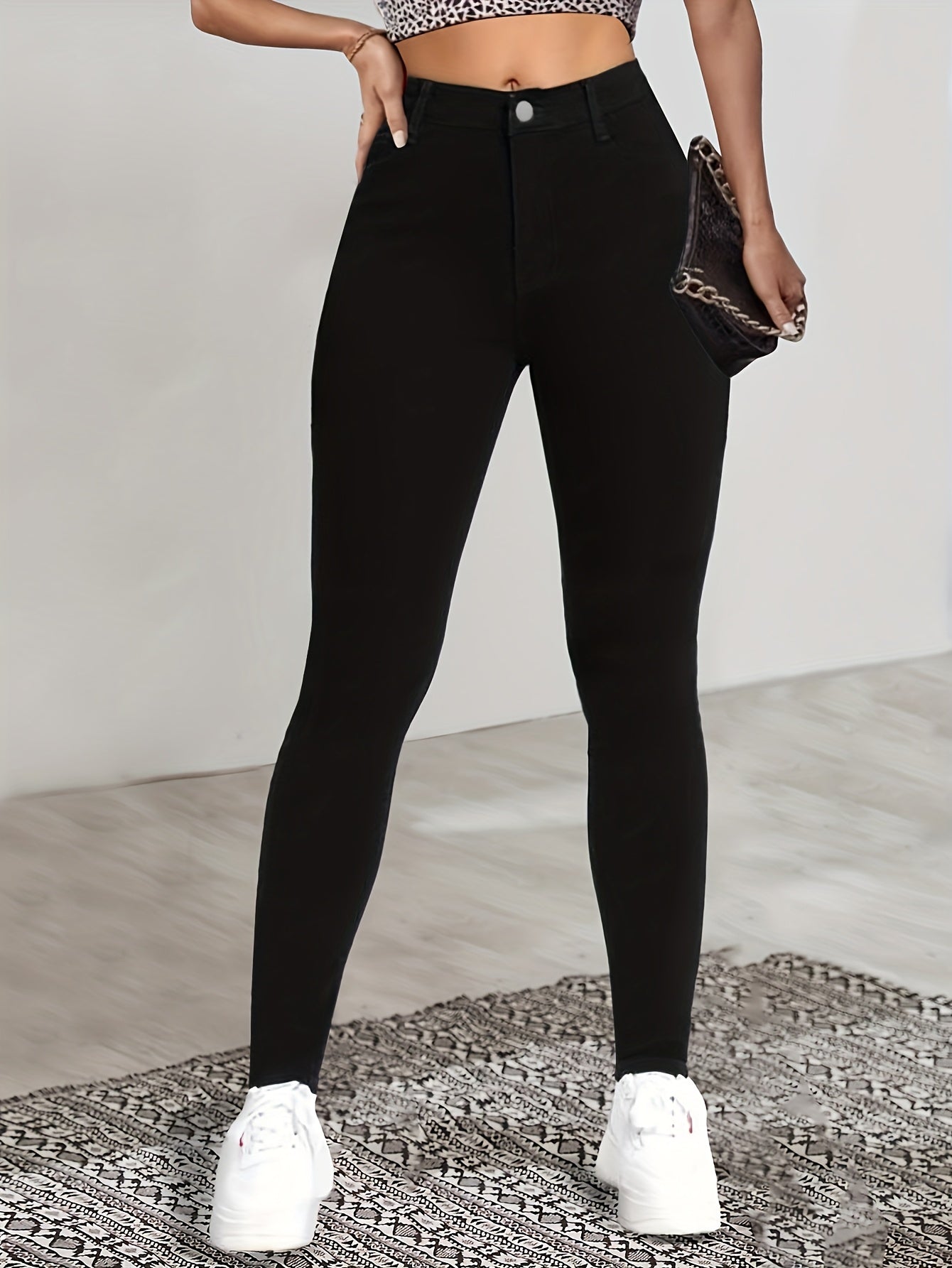 High-Waist Skinny Jeans | Sleek Stretch Fit with All-Day Comfort
