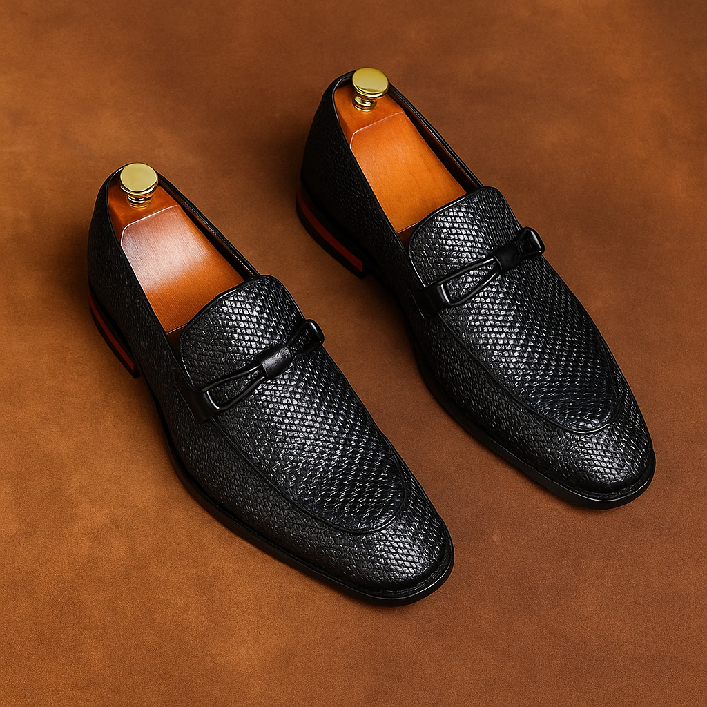 Classic Slim-Fit Leather Loafers | Bold Everyday Elegance