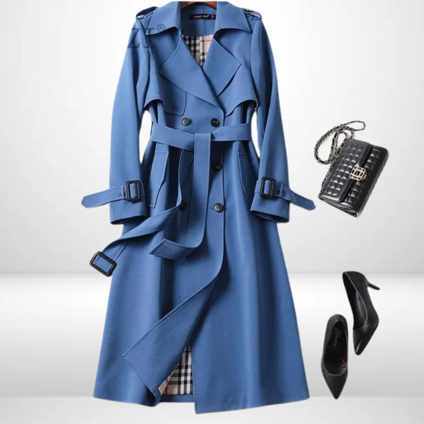 Rose Classic Belted Trench Coat | Timeless Everyday Elegance