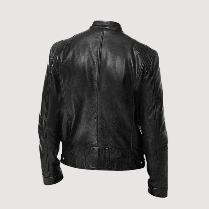 George Marc Leather Jacket | Timeless Strength with Modern Style