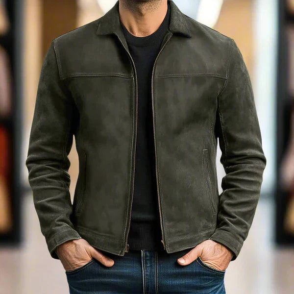George Leonel Leather Jacket | Timeless Strength Meets Modern Sophistication