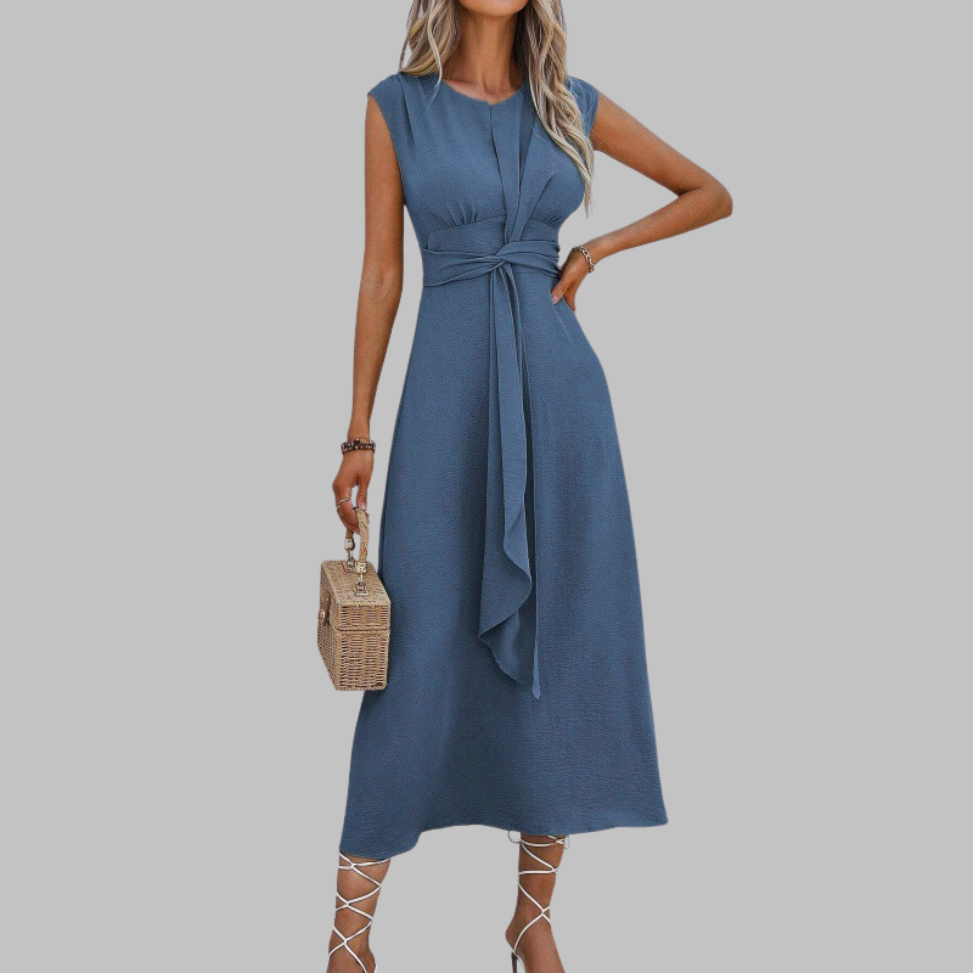 Flowing Sleeveless Maxi Dress | Timeless Summer Elegance