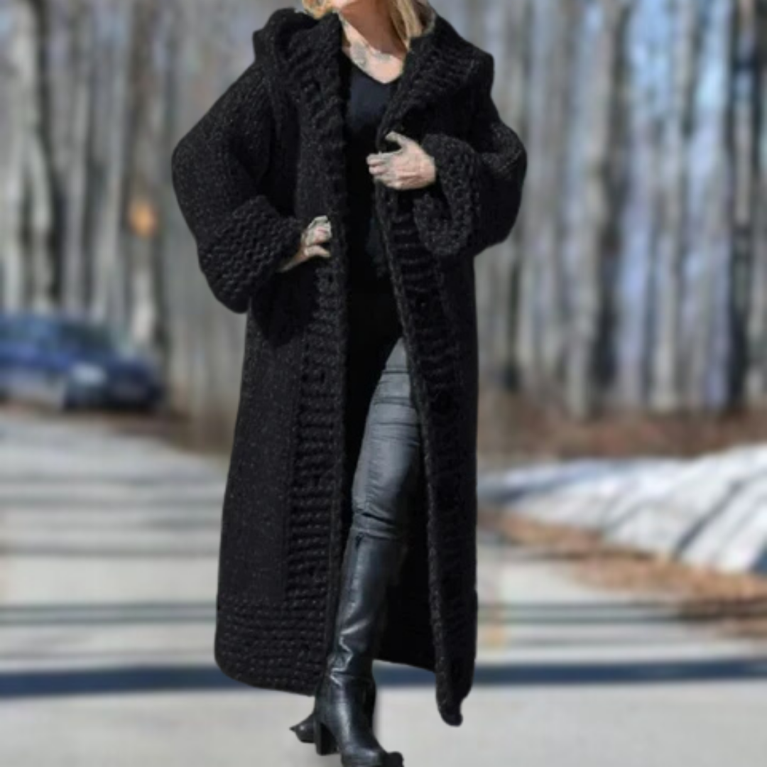 Rose Elegant-Fit Carol Cosy Coat | A Perfect Blend of Comfort and Sophistication