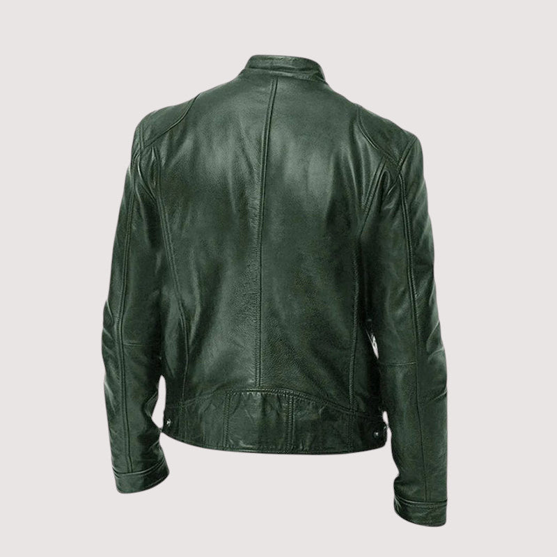 George Marc Leather Jacket | Timeless Strength with Modern Style