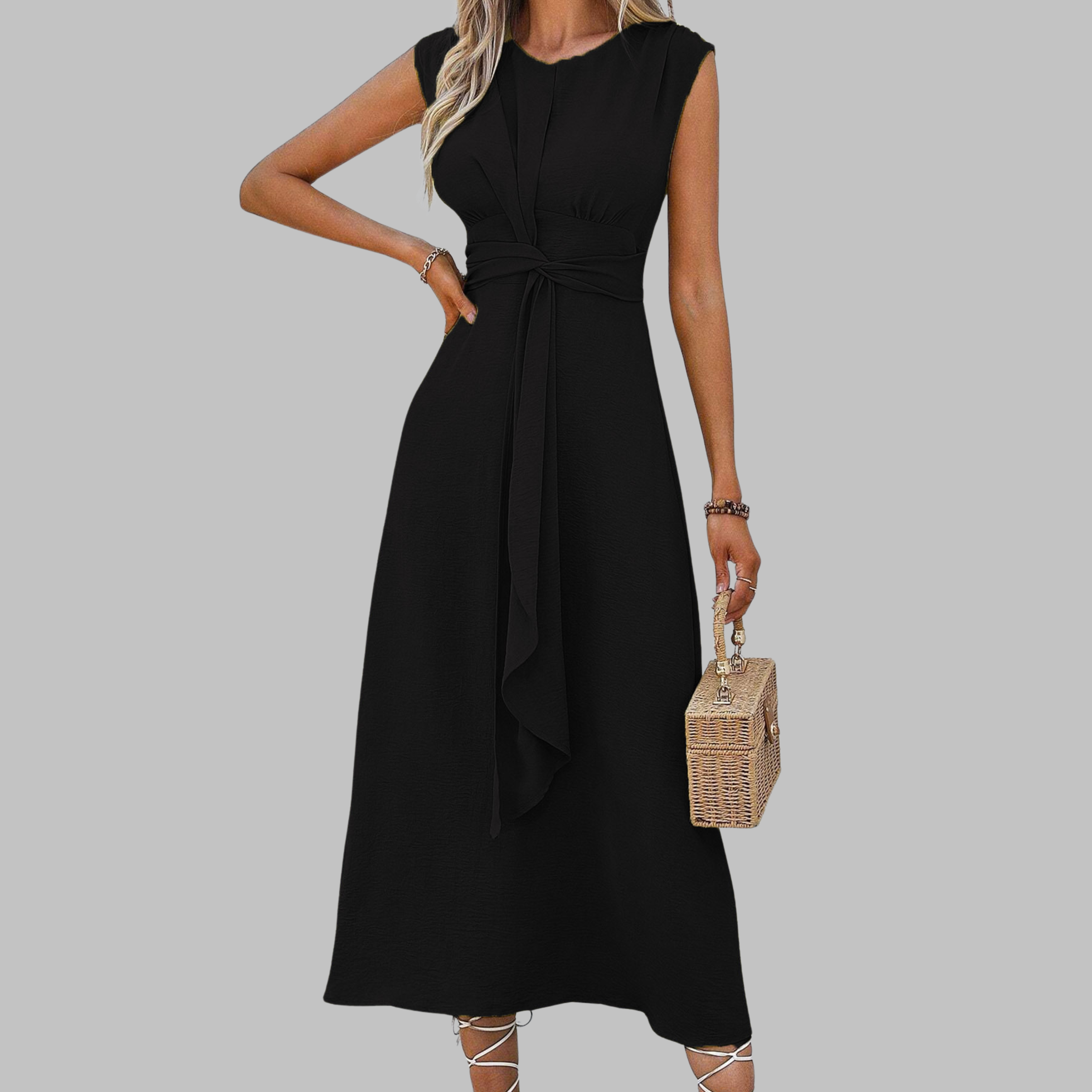 Flowing Sleeveless Maxi Dress | Timeless Summer Elegance