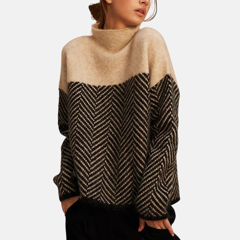 Rose Eva Structured Comfort Sweater