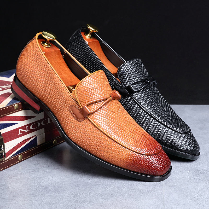 Classic Slim-Fit Leather Loafers | Bold Everyday Elegance