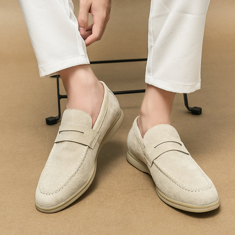 Classic Suede Slip-On Loafers | Orthopedic Comfort for Everyday Wear