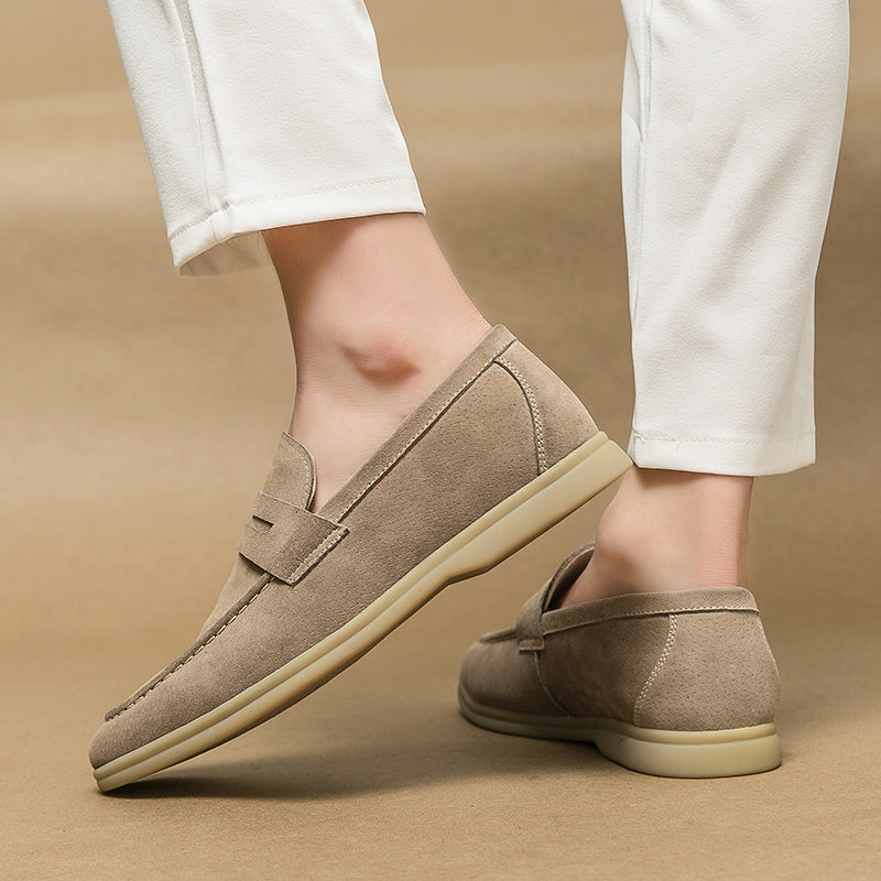 Classic Suede Slip-On Loafers | Orthopedic Comfort for Everyday Wear
