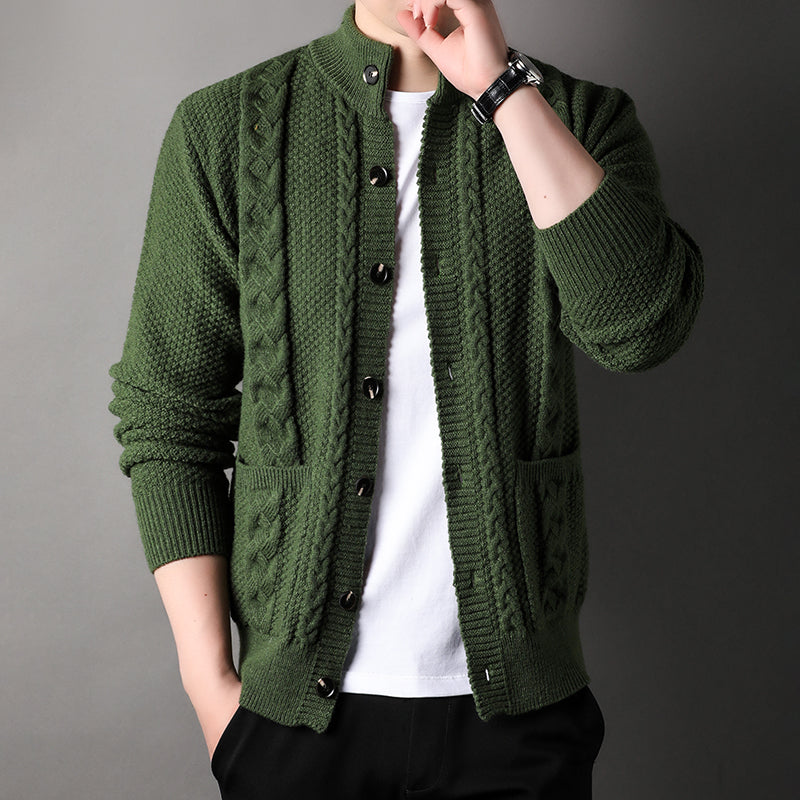Classic Wool-Blend Knit Cardigan | Refined Comfort & Everyday Warmth