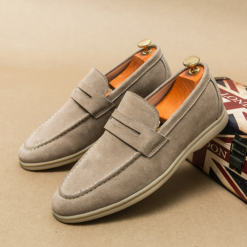 Classic Suede Slip-On Loafers | Orthopedic Comfort for Everyday Wear