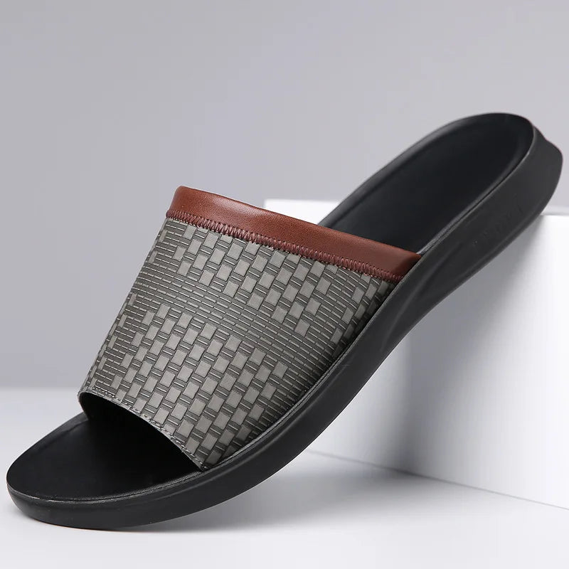 Premium Leather Slides | Orthopedic Comfort & Everyday Style
