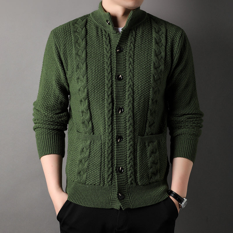Classic Wool-Blend Knit Cardigan | Refined Comfort & Everyday Warmth