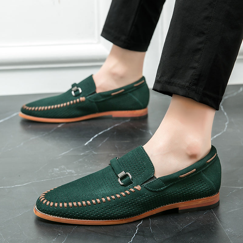 Elegant Suede Slip-On Loafers | Orthopedic Comfort & Timeless Styl