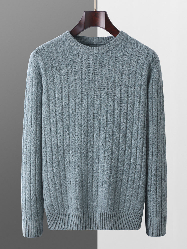 Signature Merino Wool Cable Knit | Premium Comfort & Timeless Style