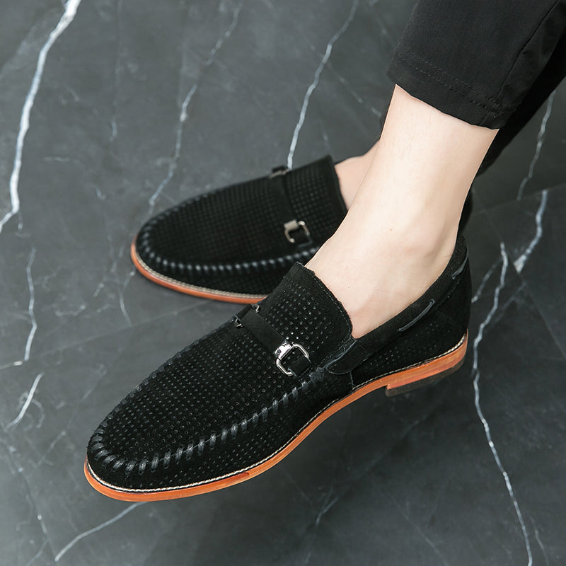 Elegant Suede Slip-On Loafers | Orthopedic Comfort & Timeless Styl