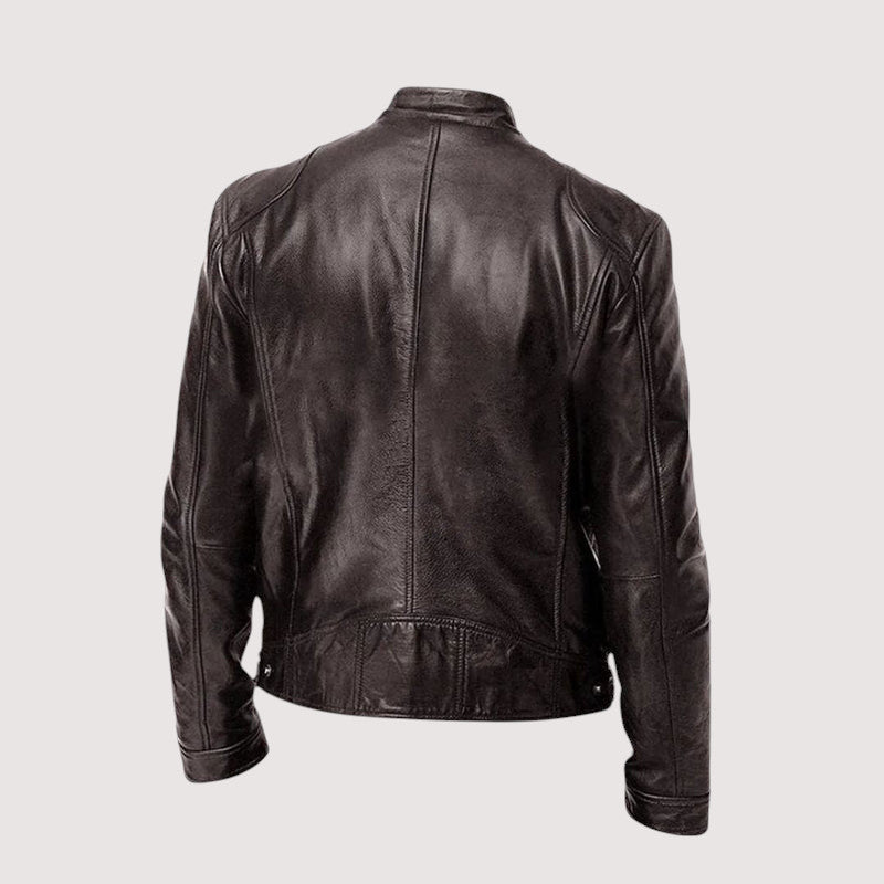 George Marc Leather Jacket | Timeless Strength with Modern Style