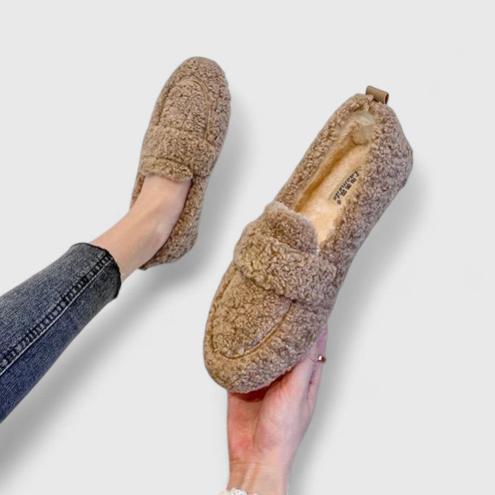 Amelia Solenne Slippers | Home Elegance with Warming Comfort