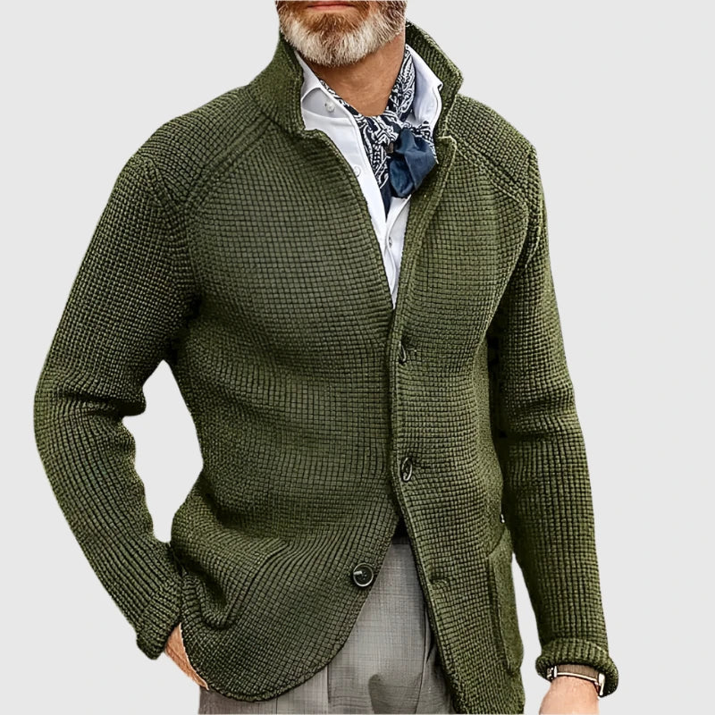 Benjamin™ Slim-Fit Merino Cardigan | Modern Elegance, Everyday Ease