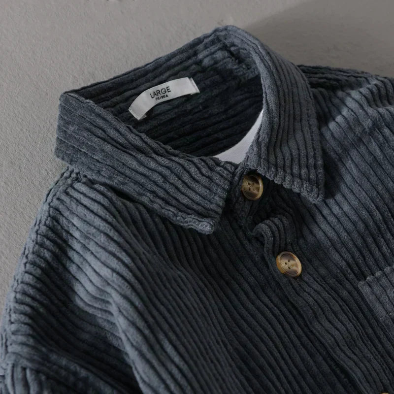 Amelia & George Michael Corduroy Shirt | Smart Comfort, Timeless Style