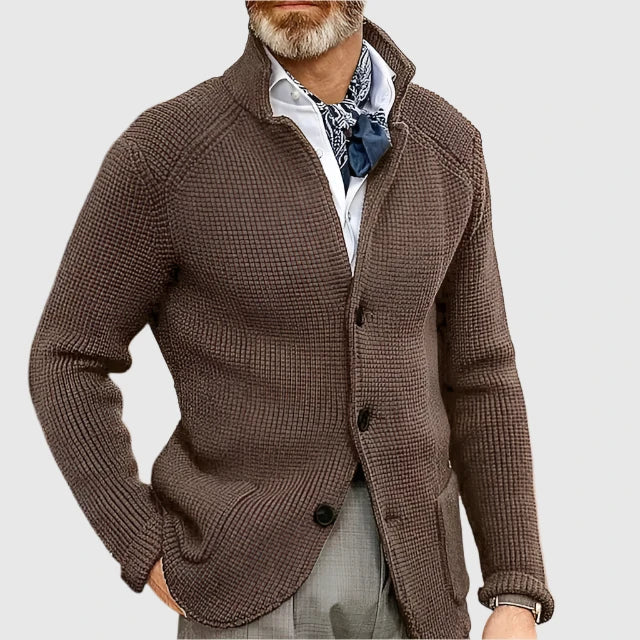 Benjamin™ Slim-Fit Merino Cardigan | Modern Elegance, Everyday Ease