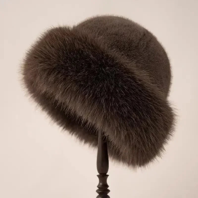 Athena Faux Fur Mongolian Cap | Bold Heritage Style & Winter Warmth