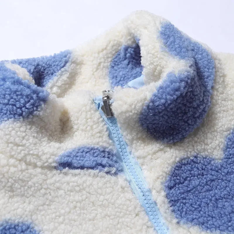 Elena™ Reversible Heart Jacket | Elegant Comfort & Two-in-One Style