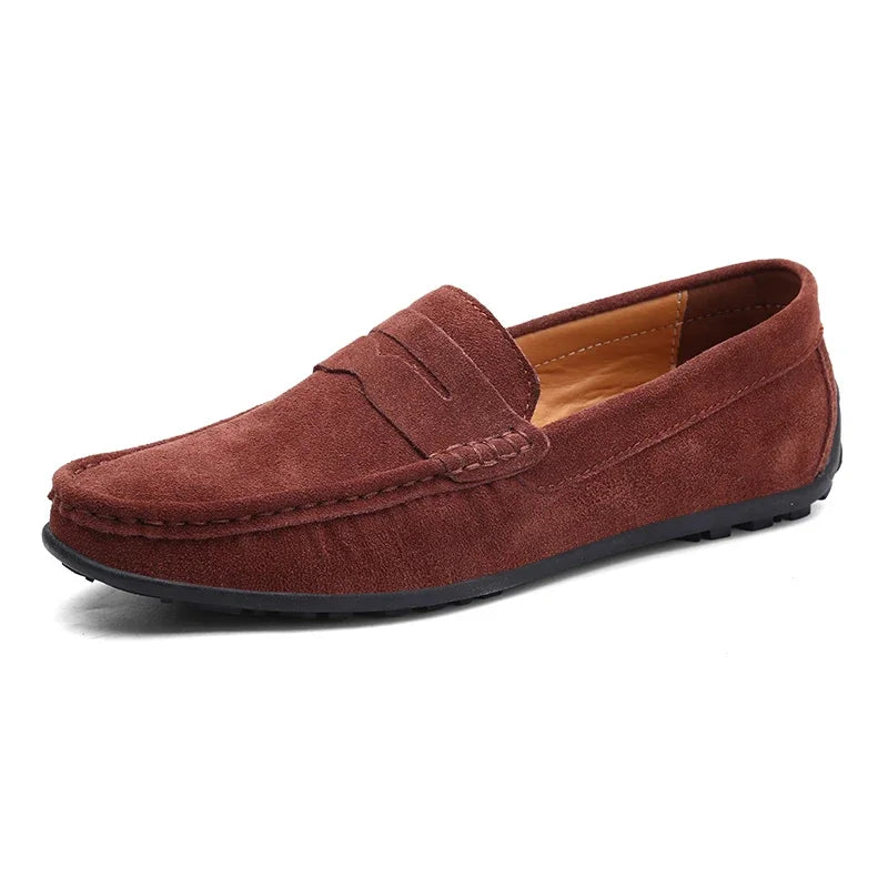 Bravini Suede Slip-Ons