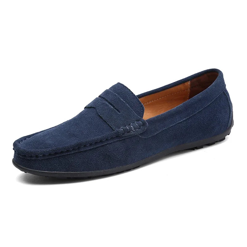 Bravini Suede Slip-Ons