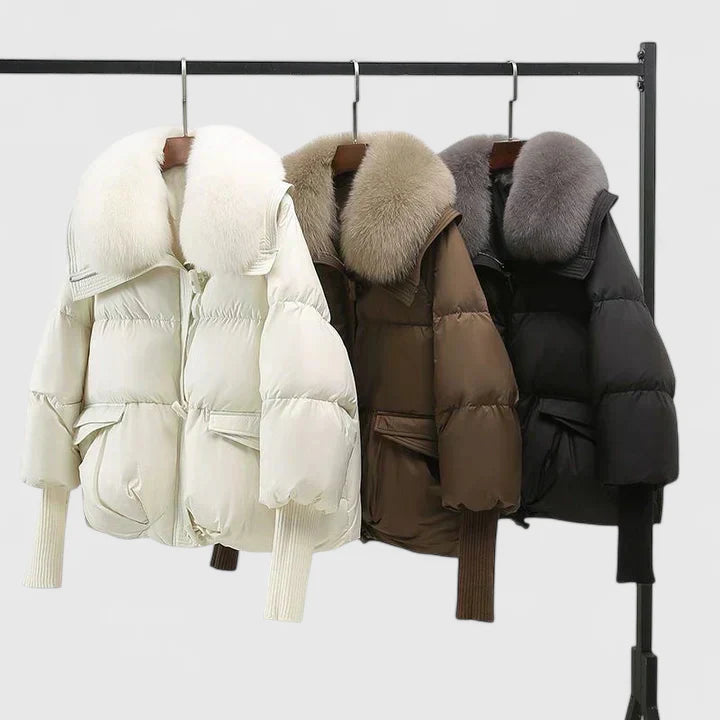 Rose Elegant-Fit Zya Jacket | Comfort and Warmth with Timeless Elegance