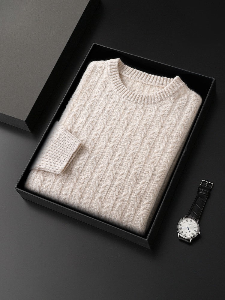 Signature Merino Wool Cable Knit | Premium Comfort & Timeless Style