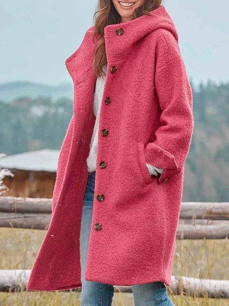 Rose Classic Fit Audrey Outdoor Jacket Cozy Elegance for Every Day