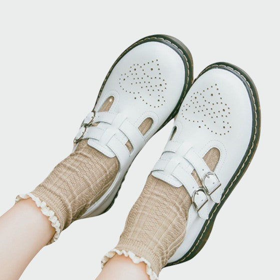 Olivia™ Elegant Two-Tone Mary Janes | Classic Style with Modern Comfort