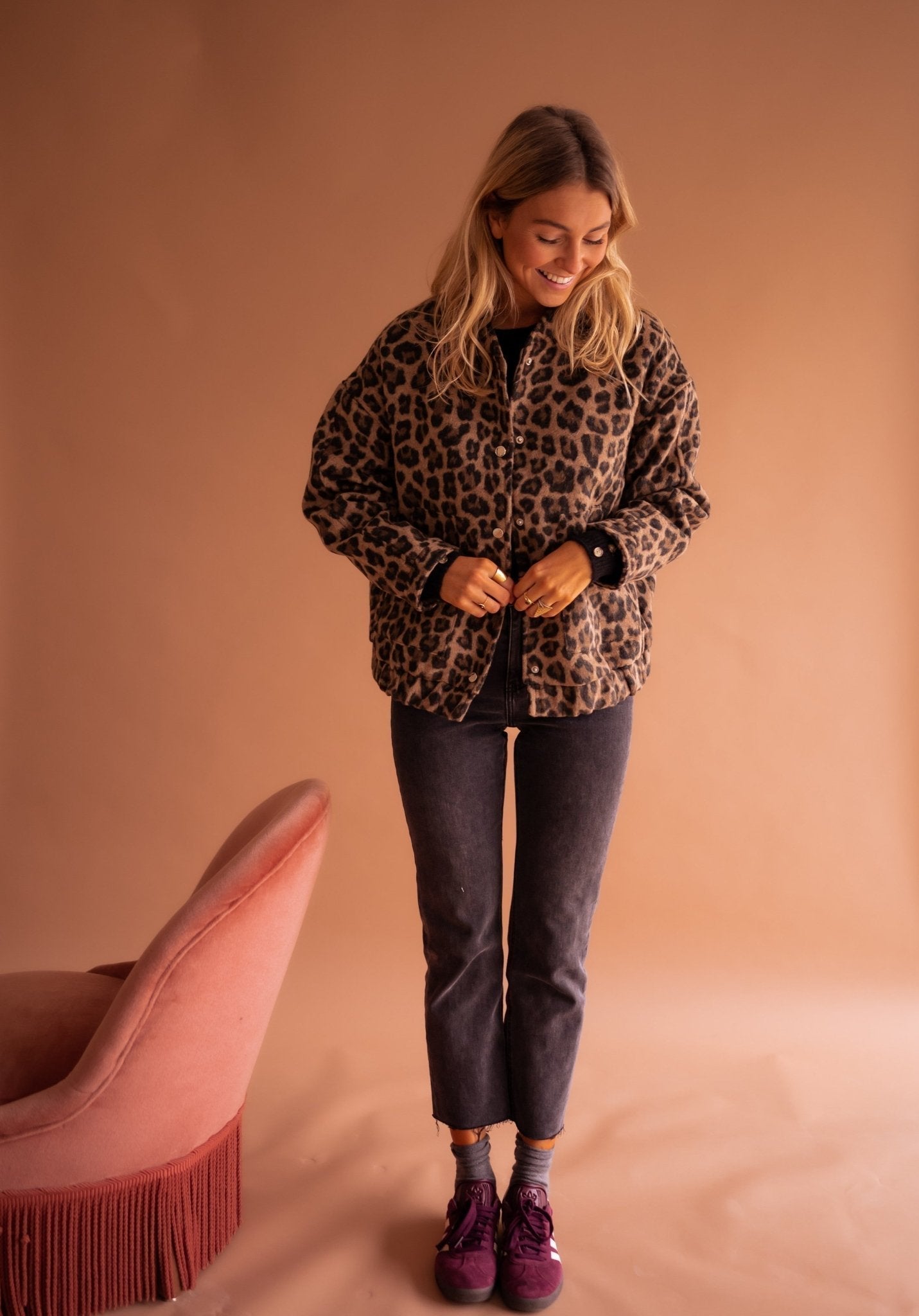 Lightweight Leopard-Print Jacket | Bold Everyday Elegance
