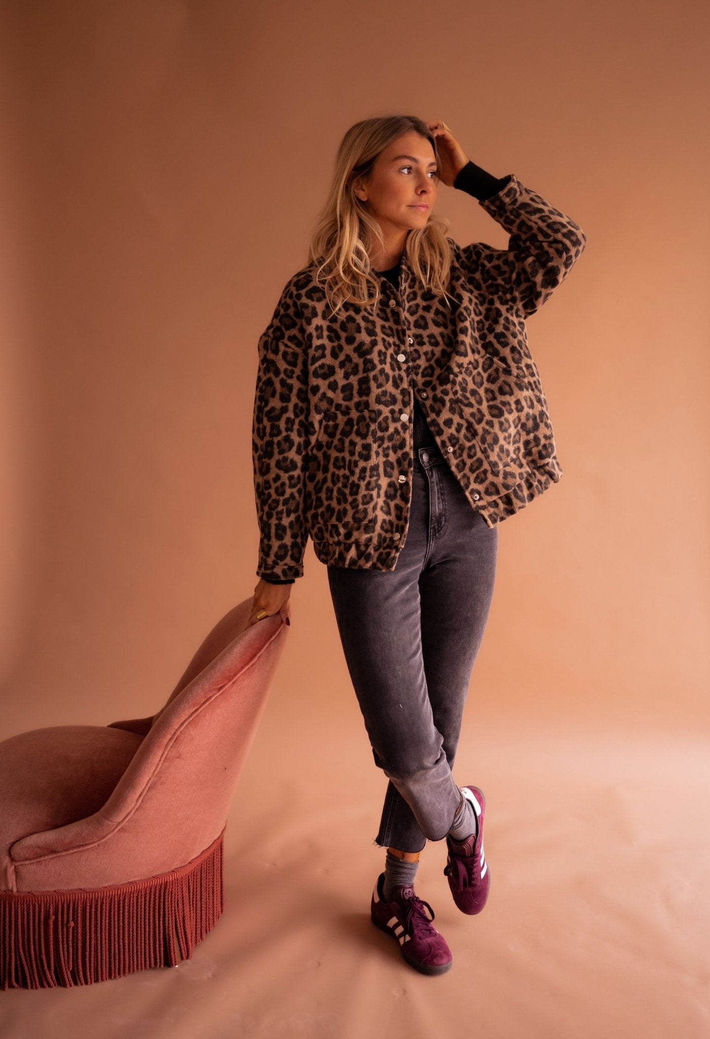 Lightweight Leopard-Print Jacket | Bold Everyday Elegance
