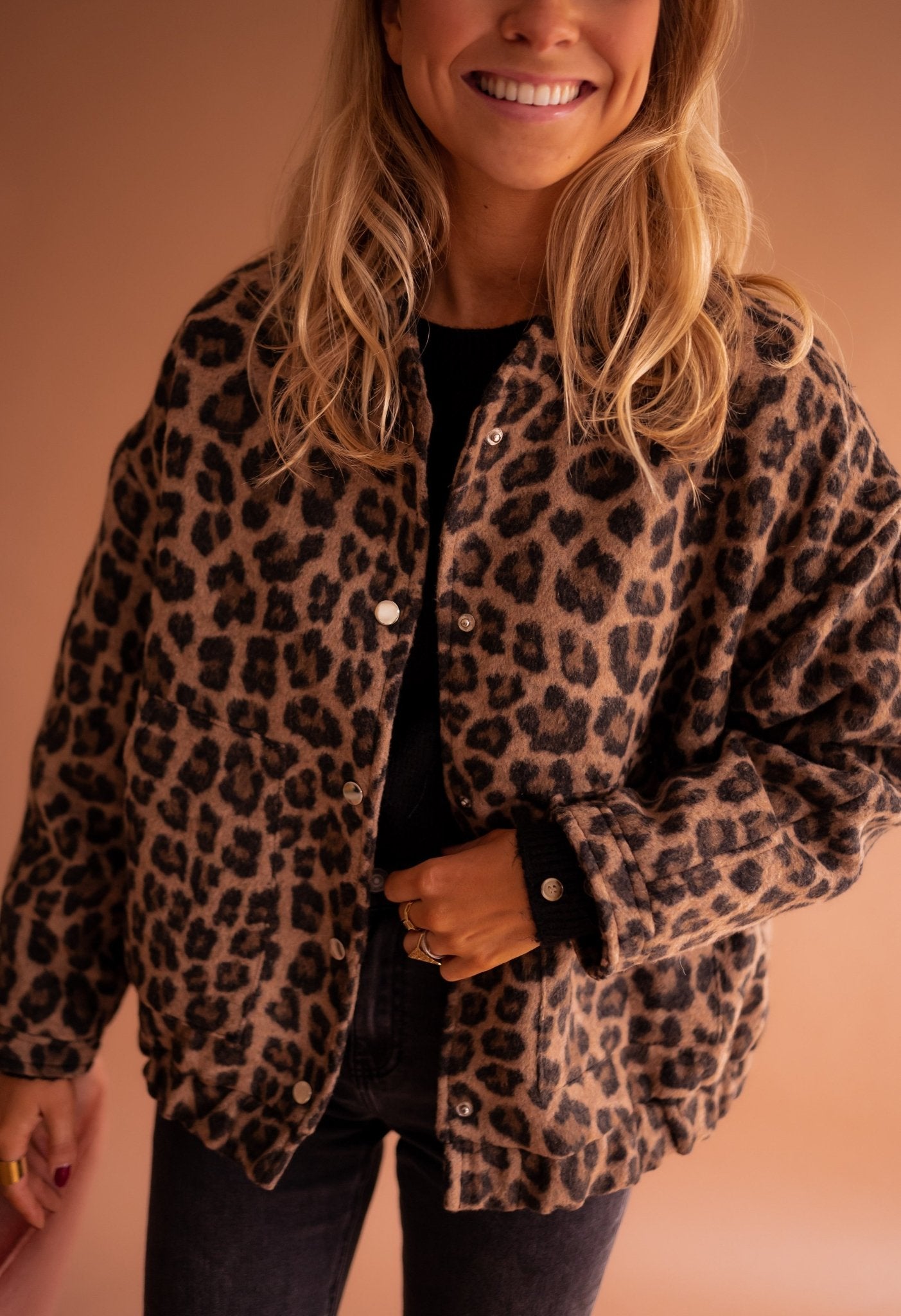 Lightweight Leopard-Print Jacket | Bold Everyday Elegance